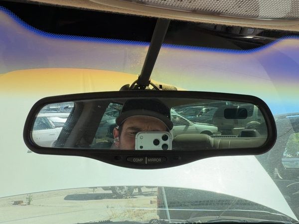 2001-2006 Lincoln LS Inside Rear View Mirror OEM Windshield Mounted 6U5Z17700A — photo 3