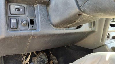 1996 97 Suzuki Sidekick Lower Dash Under Column Knee Bolster Trim Panel Gray Gri