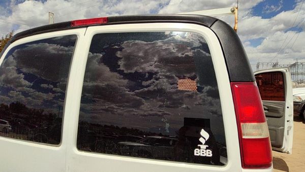 1996-2014 Chevy Express Van Passenger Right Rear Back Window Oem Barn Door Glass — photo 3