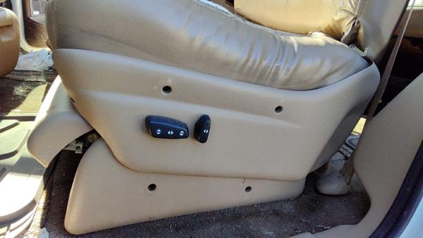 96-00 Town & Country Driver Left Side Power Seat Switch With Trim Panel K5 Camel — photo 2