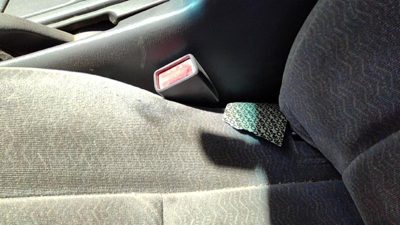 1997-2001 Toyota Camry Driver Left Front Seat Belt Buckle Receiver Oem Gray 10