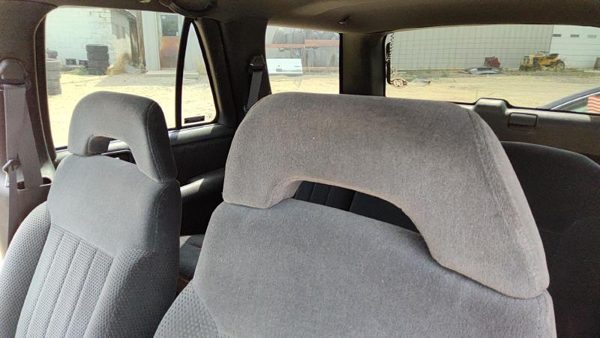 1995-1997 S10 Blazer Pair Of Headrests Oem Left Right Set Front Seat Gray — photo 2