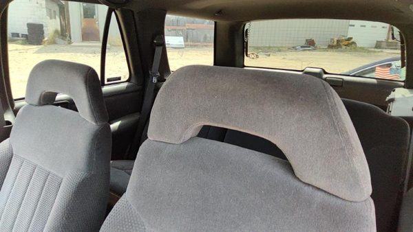 1995-1997 S10 Blazer Pair Of Headrests Oem Left Right Set Front Seat Gray — photo 4