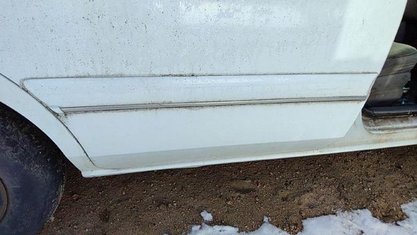 97-02 Century Passenger Right Rear Moulding From Door Back Trim Strip White — photo 1