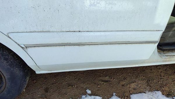 97-02 Century Passenger Right Rear Moulding From Door Back Trim Strip White — photo 2