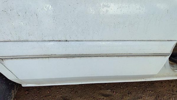 97-02 Century Passenger Right Rear Moulding From Door Back Trim Strip White — photo 4