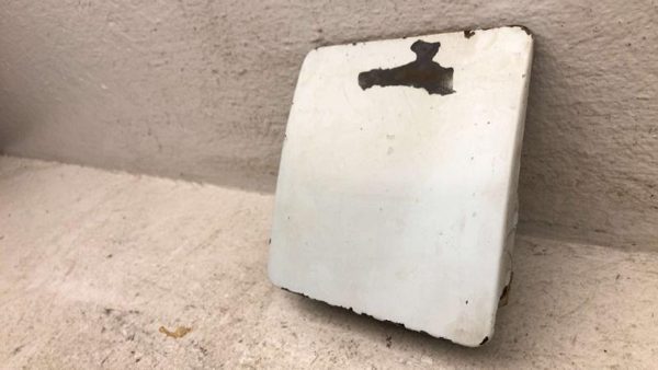 1979 Chevy El Camino Fuel Tank Door With Hinge Gas Lid Oem Filler Blue — photo 5