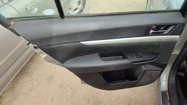 10-11 Subaru Legacy Outback Driver Left Rear Door Trim Panel With Switches Back — photo 1