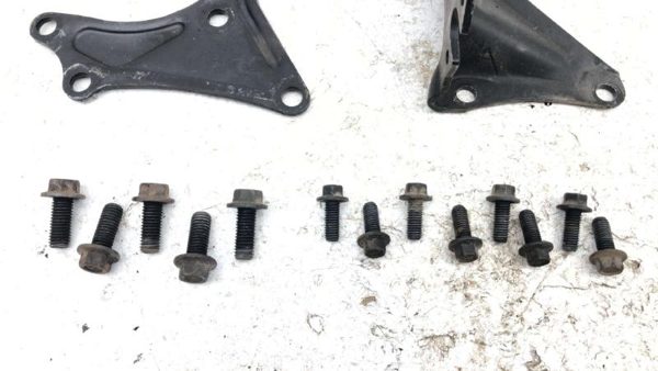 1991-2002 Saturn Sl2 Mount Bracket Set For Ac Compressor Oem With Bolts 1.9L — photo 3