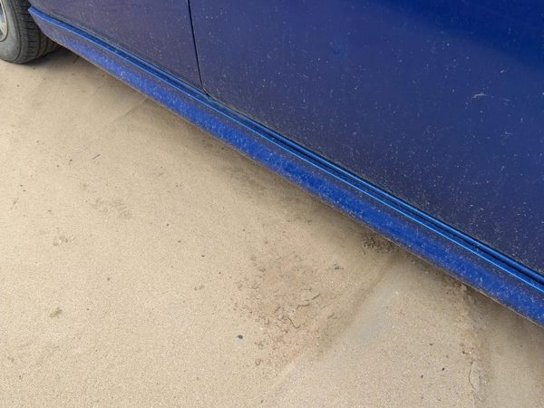 2007-2012 Nissan Sentra Passenger Right Lower Rocker Panel Moulding Oem Blue B17 — photo 6