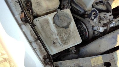 1993 Saturn Sc2 Coupe Windshield Washer Fluid Reservoir With Pump Oem Wiper Tank