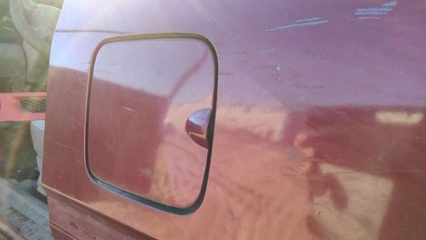 1994-1997 Ford Aspire Fuel Tank Door With Hinge Gas Lid Oem Filler E5 Red — photo 2