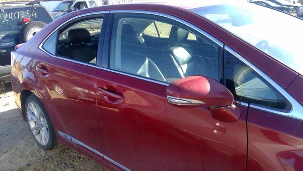 2010 Lexus HS250h Front Door Shell RH Red 3R1 — photo 9