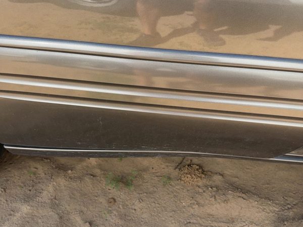 1999 Pontiac Bonneville Passenger Right Rear Moulding From Door Oem Back Gold — photo 2