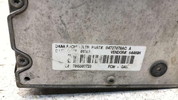 2003 Dodge Caravan Bcm Body Control Module Computer Oem 4748078Ae 4727079Ac — photo 12