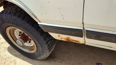 1981-1990 Dodge Ram W250 Driver Left Moulding From Fender Oem Trim Strip