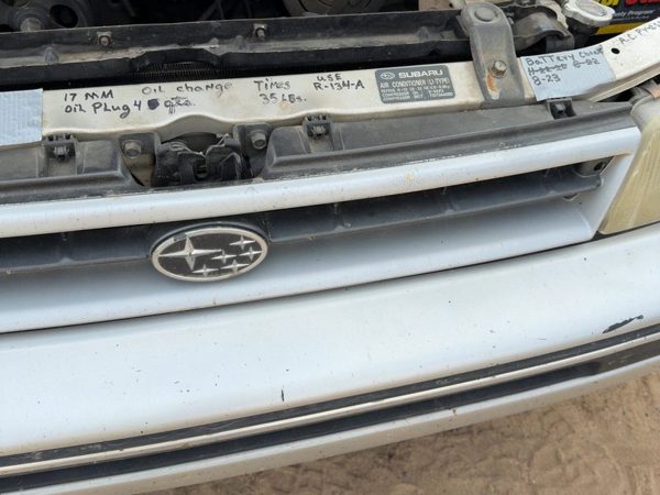1990-1991 Subaru Legacy Front Grille Assembly Oem Silver 91065Aa000St — photo 5