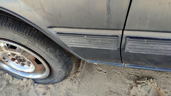 1984-1986 Toyota Camry Driver Left Moulding From Fender Oem Trim Strip Gray — photo 4