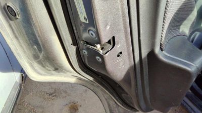 2013-2017 Nissan Versa Driver Left Rear Door Latch With Rods/Cables Oem Back