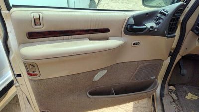 00 Town & Country Driver Left Front Door Trim Panel With Master Switch Tan