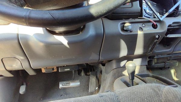 2000 Dodge Dakota Lower Dash Under Column Knee Bolster Trim Panel Oem Gray — photo 3