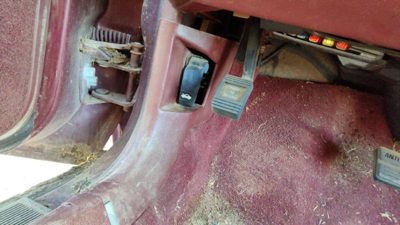 1997-1999 Buick Lesabre Driver Left Lower Kick Trim Panel Oem Red