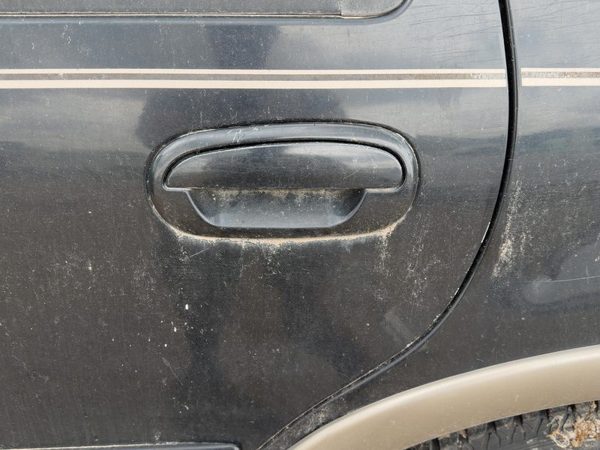 1997-2002 Ford Expedition Driver Left Rear Outside Door Handle Oem Back Black — photo 2