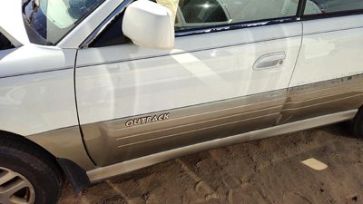 2000 Subaru Legacy Front Door LH White 8Y3