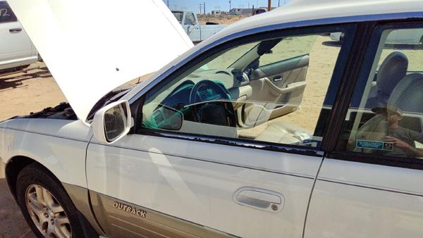 2000 Subaru Legacy Front Door LH White 8Y3 — photo 7