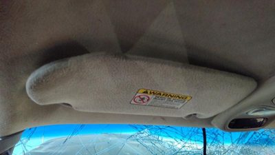 2000-2003 Dodge Dakota Driver Left Sun Visor Oem Gray 5Ge13tl2ae