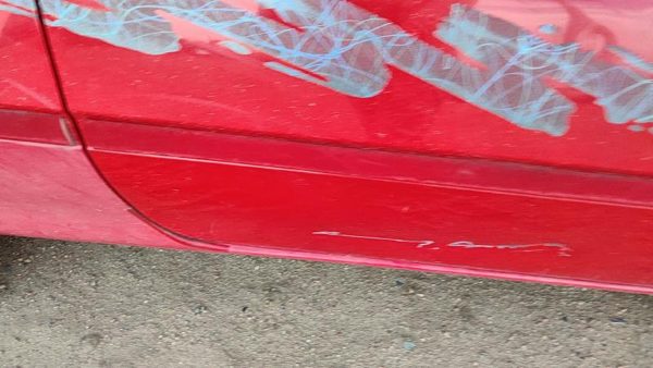 94-97 Ford Aspire Passenger Right Front Moulding From Door Oem Trim Strip Red — photo 6