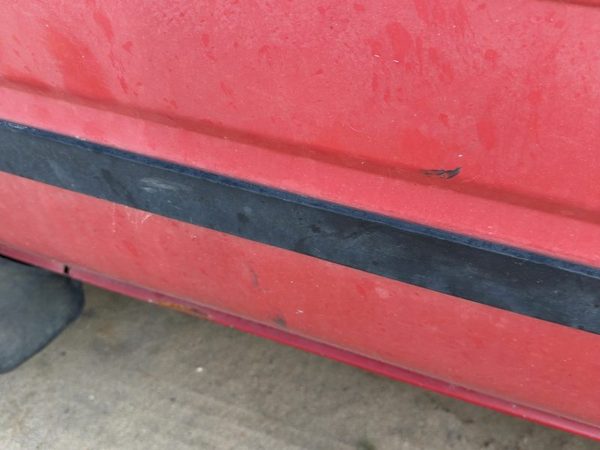1987-1988 Toyota FX Driver Left Front Moulding From Door OEM Trim Strip — photo 2