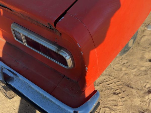 1974-77 Ford Maverick 2-Door Driver Left Rear Quarter Panel Extension Body OEM — photo 1