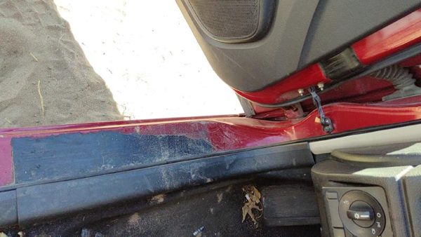 09-10 Ford Fusion Driver Left Lower Kick Trim Panel Oem Black Dw — photo 2