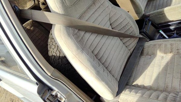 1994 Jeep Grand Cherokee Passenger Right Front Seat Belt Retractor Shoulder Gray — photo 2