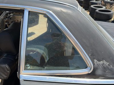 1980 Mercedes 450SL 107 Roadster Driver Left Rear Quarter Glass Back Side Window