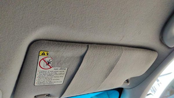 2000-04 Focus Station Wagon Passenger Right Sun Visor Oem Gray Ea 1S4z5404104daa — photo 1