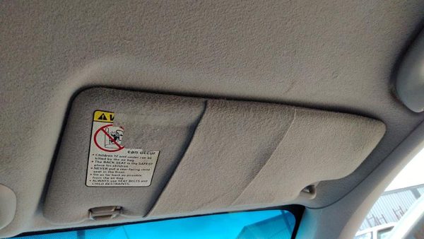 2000-04 Focus Station Wagon Passenger Right Sun Visor Oem Gray Ea 1S4z5404104daa — photo 4