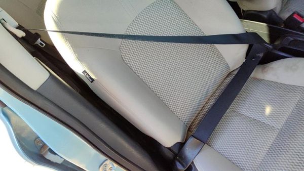 14-15 Versa Note Passenger Right Front Seat Belt Retractor Shoulder Charcoal G — photo 2