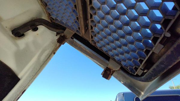 1994-2001 Ram 1500 Grille Assembly With Mount Secondary Hood Latch Plastic Oem — photo 7