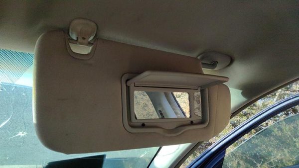 2010-2012 Ford Fusion Passenger Right Sun Visor Oem Dw Charcoal Black — photo 4