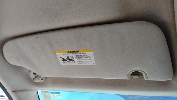 2008-2010 Dodge Grand Caravan Driver Left Sun Visor Oem Gray Ds 1Je89dw1aa — photo 2