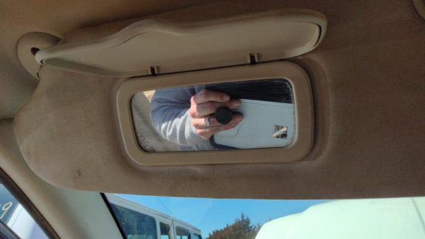 2008-2010 Dodge Grand Caravan Driver Left Sun Visor Oem Gray Ds 1Je89dw1aa — photo 6