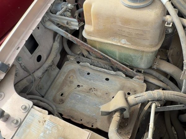 1997 Ford F250 Complete Battery Box Mount Tray With Hold Down Oem 15159821 — photo 6