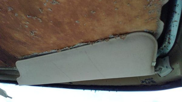 1967-1972 Ford F100 Passenger Right Sun Visor Oem — photo 1