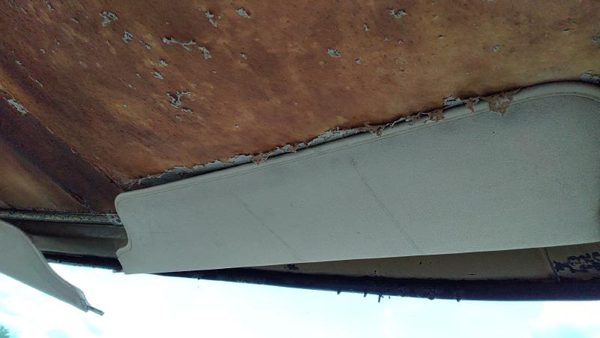1967-1972 Ford F100 Passenger Right Sun Visor Oem — photo 3