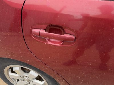 05-09 Prius Passenger Right Rear Outside Door Handle Oem Back Salsa Red 3Q3