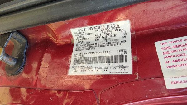 1991 Ford F150 Leaf Spring Rear — photo 6