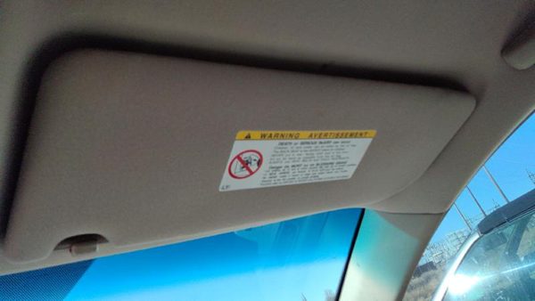 2002-2006 Toyota Camry Passenger Right Sun Visor Oem Taupe 43 74310Aa290A0 — photo 3