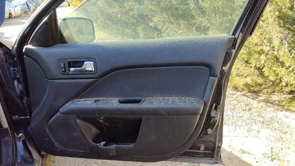 10-12 Fusion Passenger Right Front Door Trim Panel Wh Switches Dw Charcoal Black — photo 1